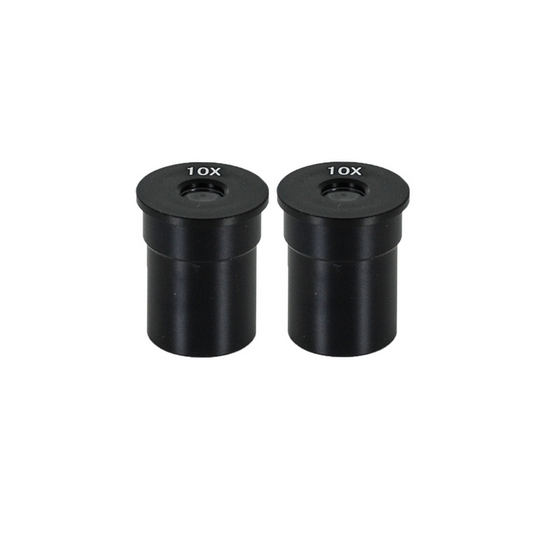 Eyepiece Field of View Dia. 18mm 10X Eyepiece (Pair Dia. 23.2/FN18), SKU EY02031211, three quarter front view