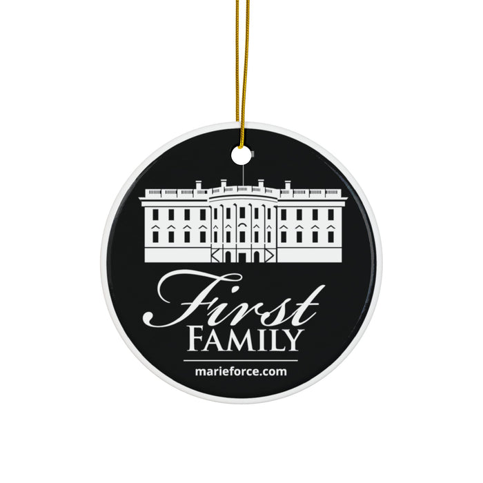 First Family Series Ceramic Ornaments, Double-Sided