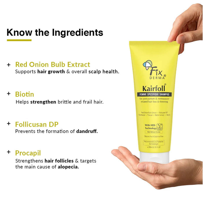 Fixderma Kairfoll Femme Specifique Shampoo