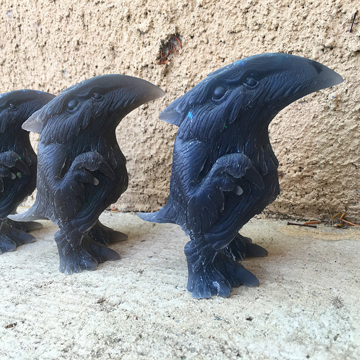 FLOCCULENT CRAW ART FIGURE- NIGHT SKY - GLOW IN THE DARK