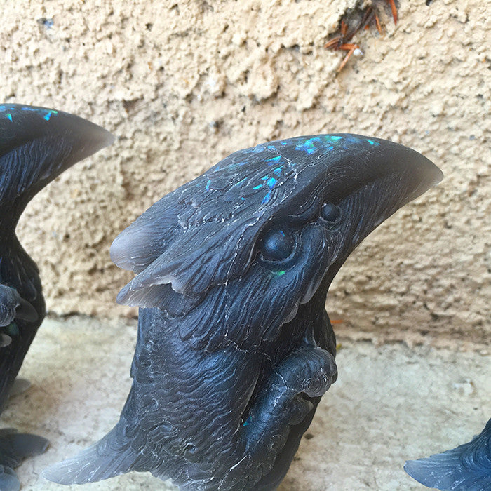 FLOCCULENT CRAW ART FIGURE- NIGHT SKY - GLOW IN THE DARK