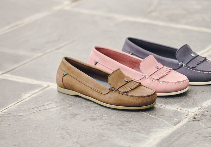 Florence Deck Shoe - Café