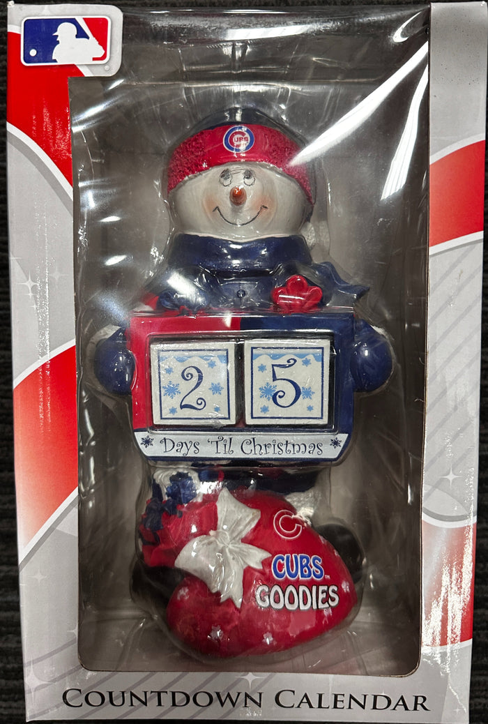 FOCO Chicago Cubs Snowman Countdown Calendar