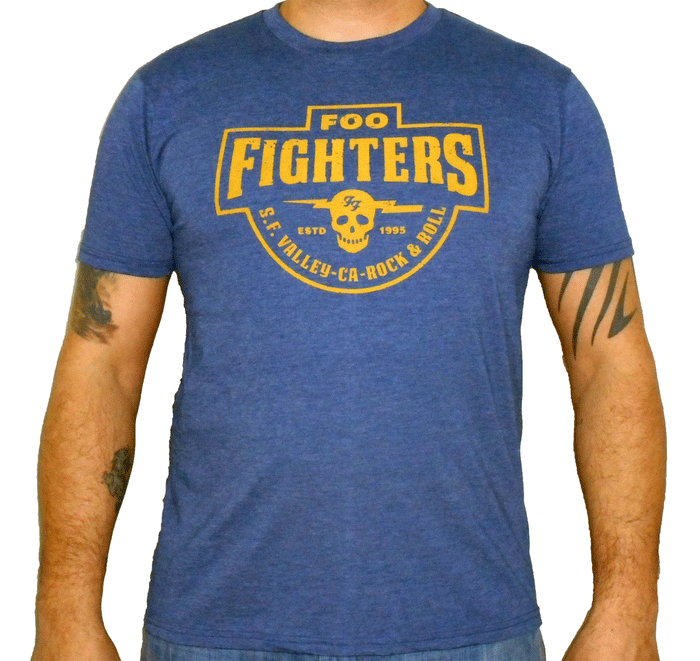 FOO FIGHTERS (S.F. Valley Skull) Men's T-Shirt
