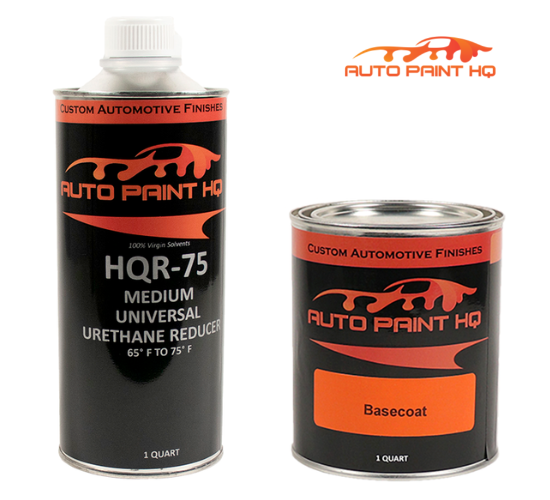 Ford DA Cayman Blue Metallic Basecoat With Reducer Quart (Basecoat Only) Kit