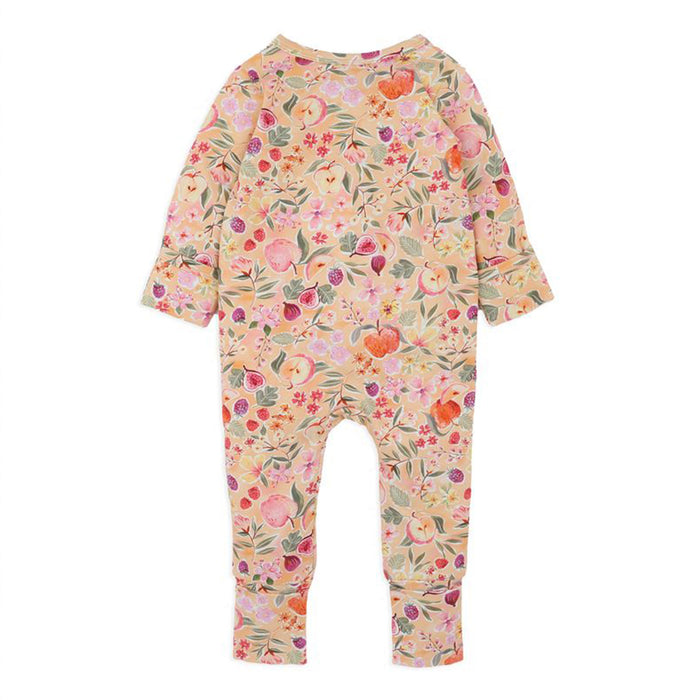 Fox & Finch Orchard Bloom Organic LS Zipsuit