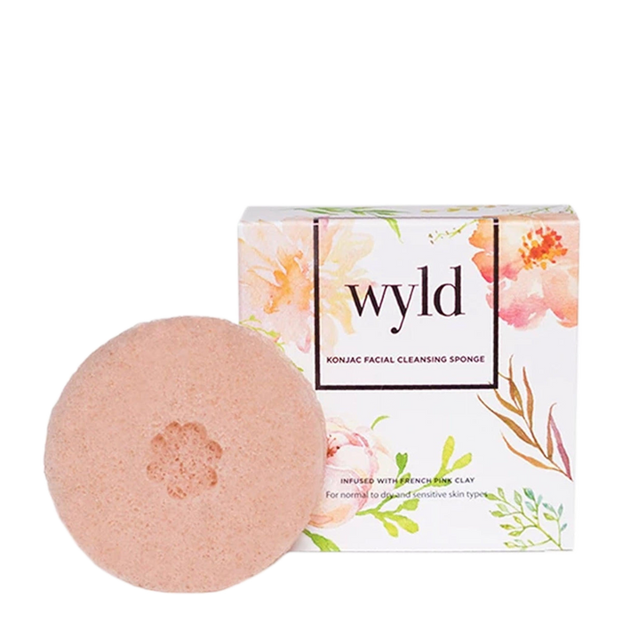 French Pink Clay Konjac Sponge