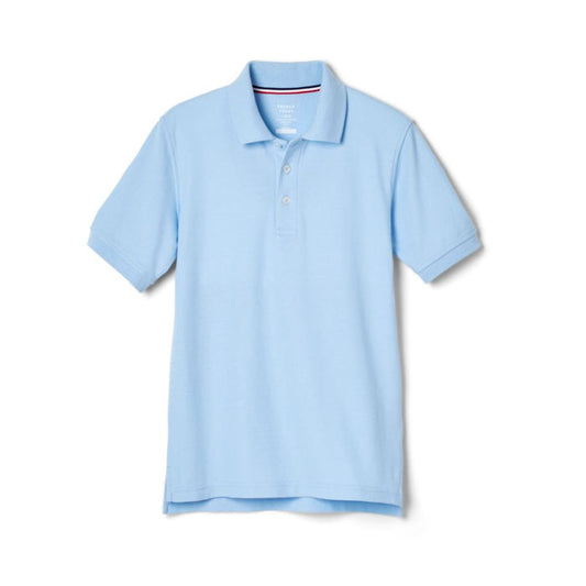 French Toast Boys Husky Short Sleeve Interlock Polo