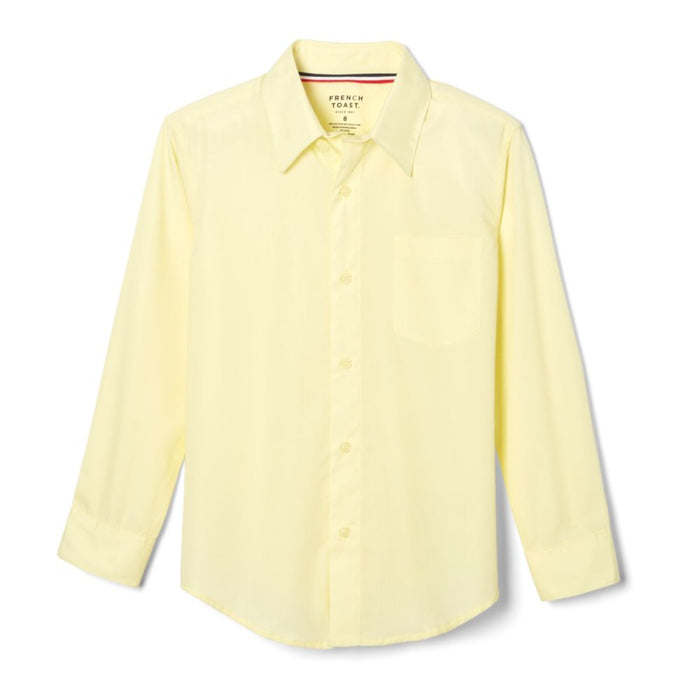 French Toast Boys Long Sleeve Poplin Dress Shirt