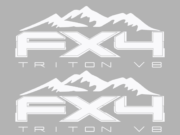 Ford FX4 Triton V8 Vinyl Decal