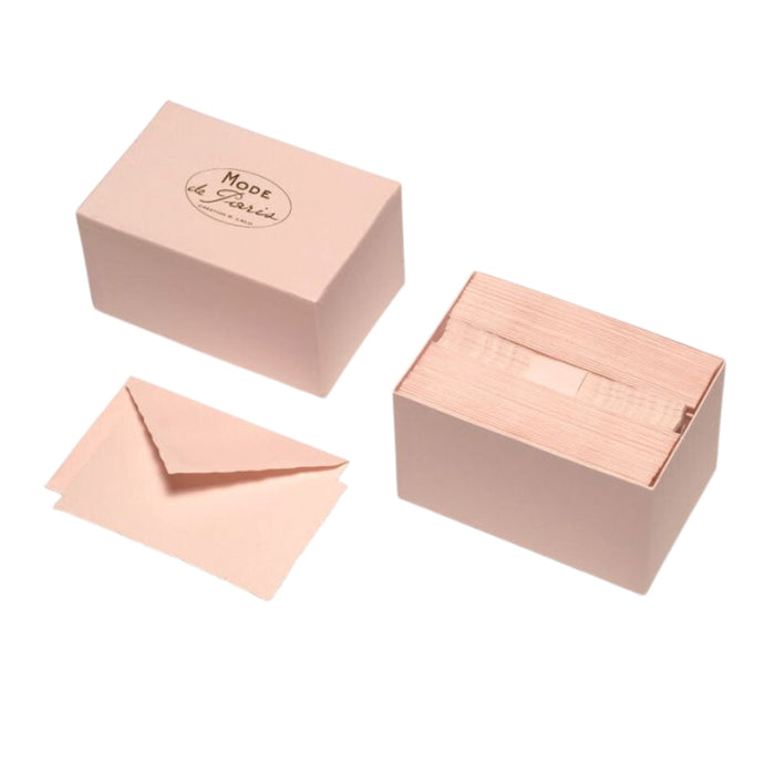 G. Lalo "Mode de Paris" Note Card Boxed Set - Rose