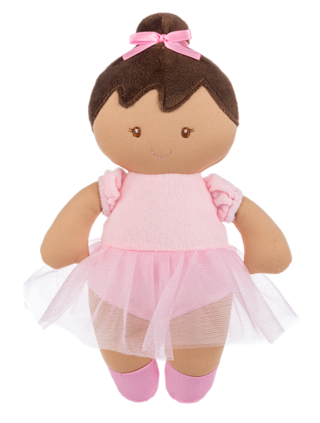 Ganz 9" Ballerina Baby Doll-Brunette