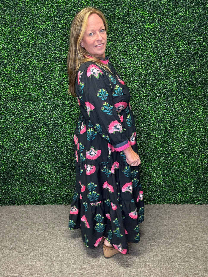 Garden Grace Midi Dress