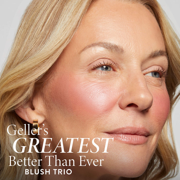 Geller's Greatest Better Than Ever Blush Trio full look updated