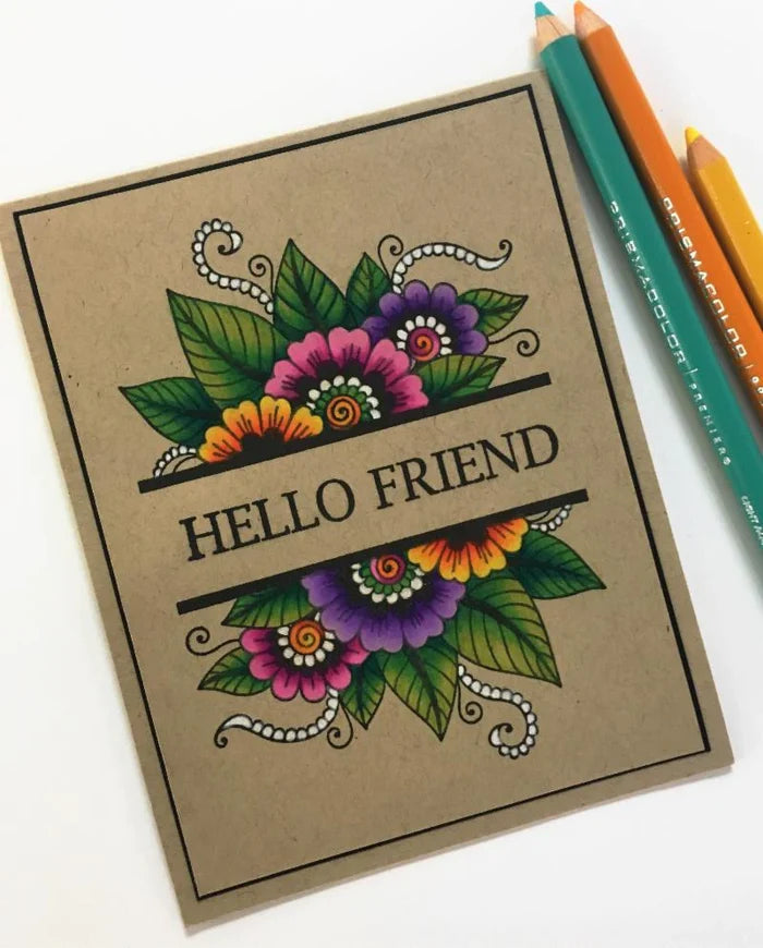 Gina K. Designs - Stamp & Die Set - Bold and Blooming. Available at Embellish Away located in Bowmanville Ontario Canada. Card example by Gina K.