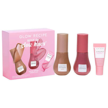 GLOW RECIPE Best of glow hues tinted serum cheek & lip