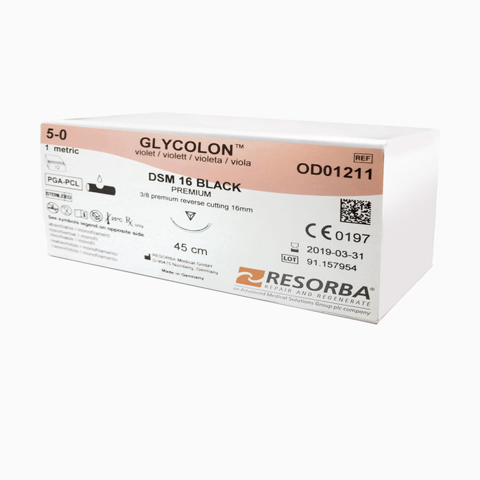 Glycolon MnSut USP 6-0 C1/2 RoundXng Ndl