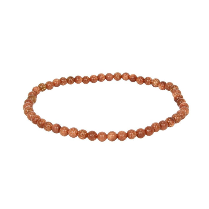 Crystal Bracelet - 4mm Goldstone