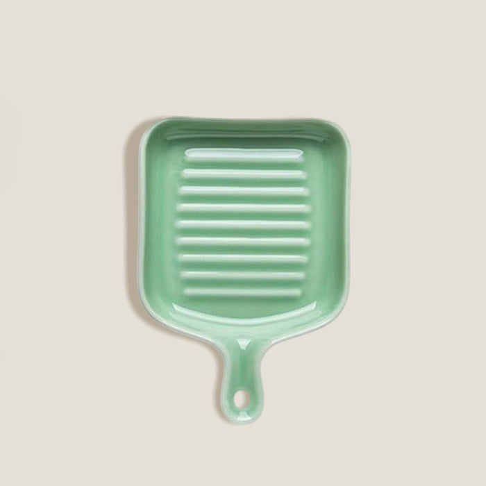 Green Baking Tray Plate
