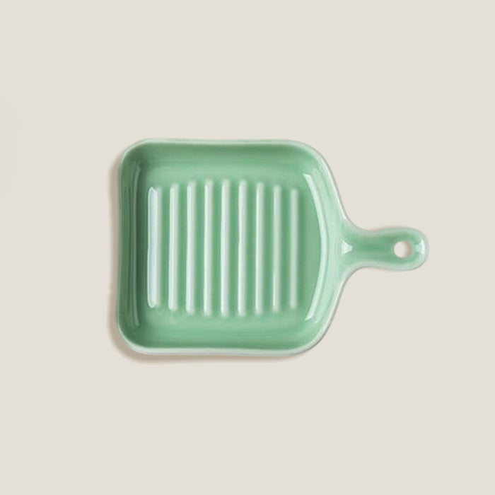 Green Baking Tray Plate