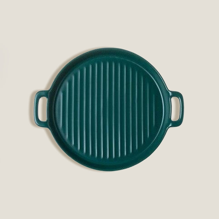 Green Ceramic Baking Plate