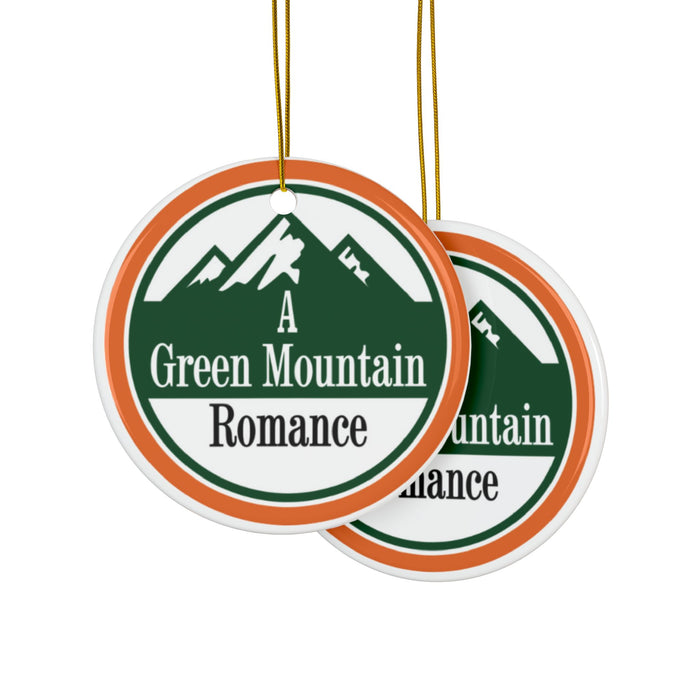 Green Mountain Series Ceramic Ornaments, Double-Sided