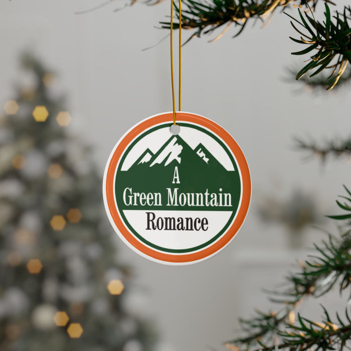 Green Mountain Series Ceramic Ornaments, Double-Sided