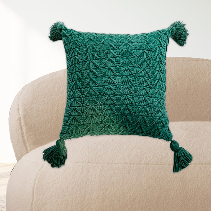 Green Twill Cuhion Cover
