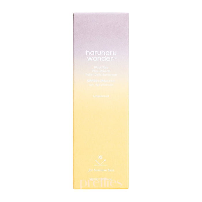 Haruharu Wonder Black Rice Pure Mineral Relief Daily Sunscreen SPF50+ PA++++ 50ml
