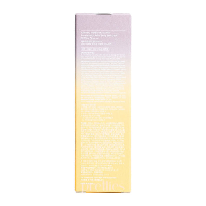 Haruharu Wonder Black Rice Pure Mineral Relief Daily Sunscreen SPF50+ PA++++ 50ml