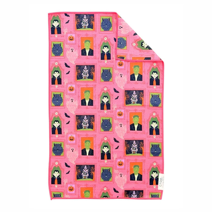 Haunted Portraits Double Sided Crae Towel