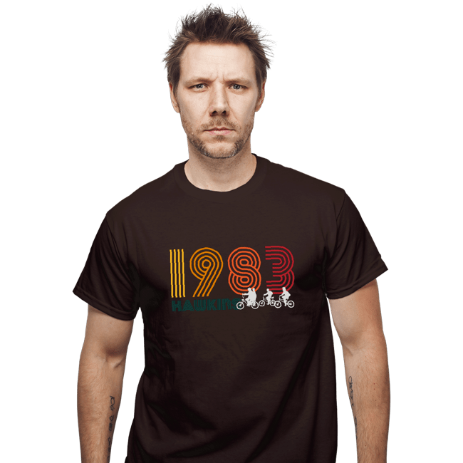 Secret_Shirts T-Shirts, Unisex / Small / Dark Chocolate Hawkins 1983