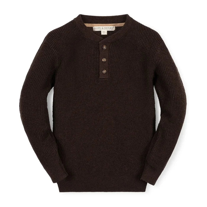 Henry Chocolate Heather Sweater