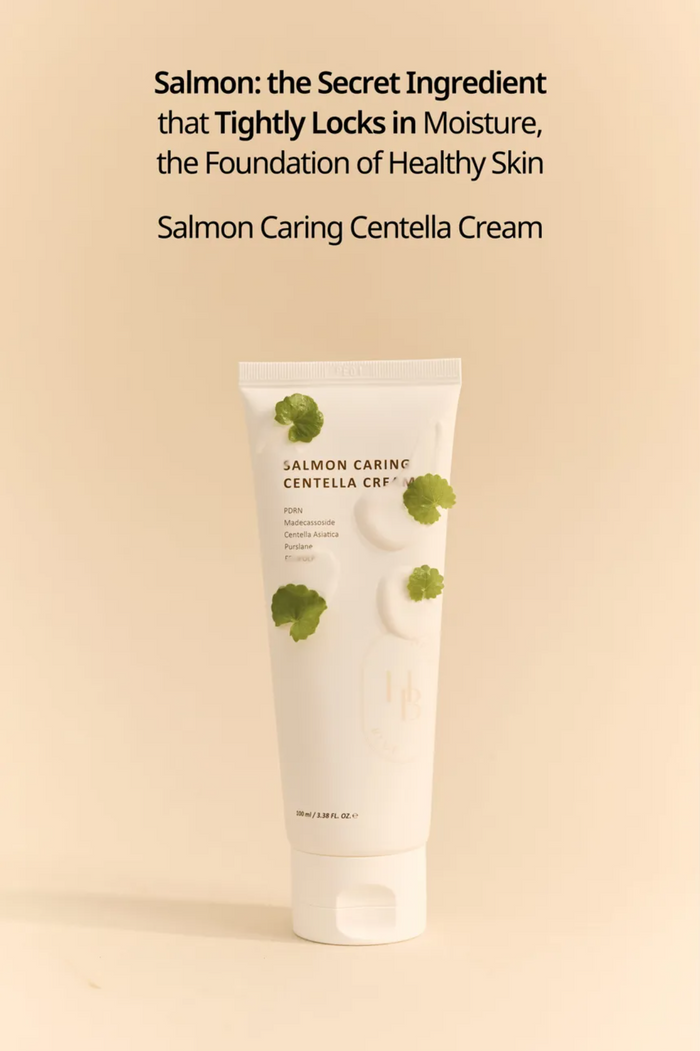HEVEBLUE Salmon Caring Centella Cream 100ml | VGLE Beauty Canada
