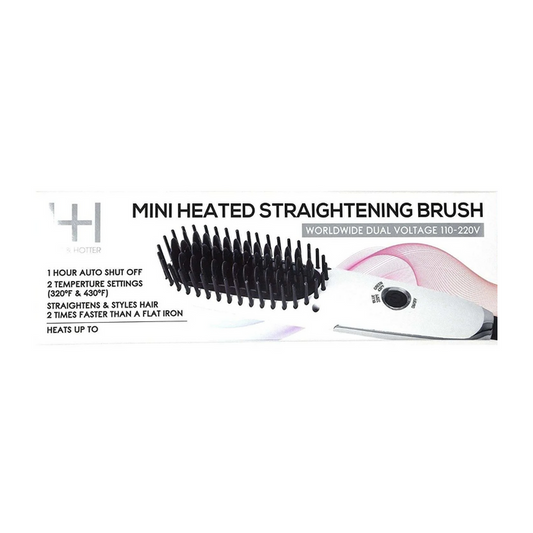 H&H Mini Heated Straightening Brush #5952