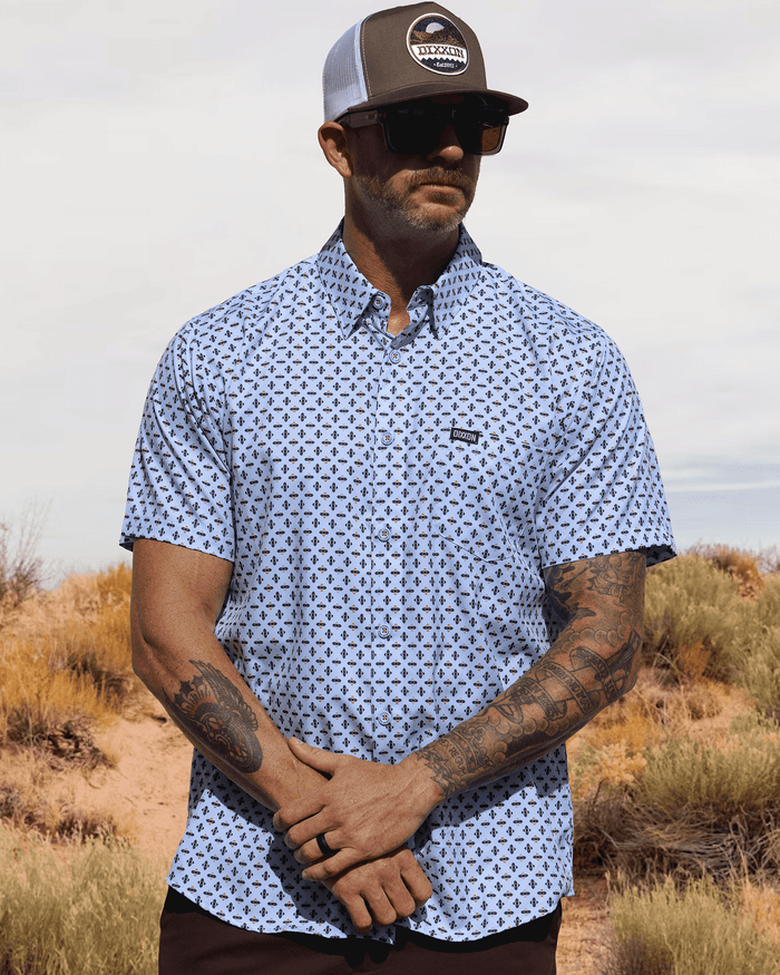 High Desert Party Shirt - Blue - Dixxon Flannel Co.