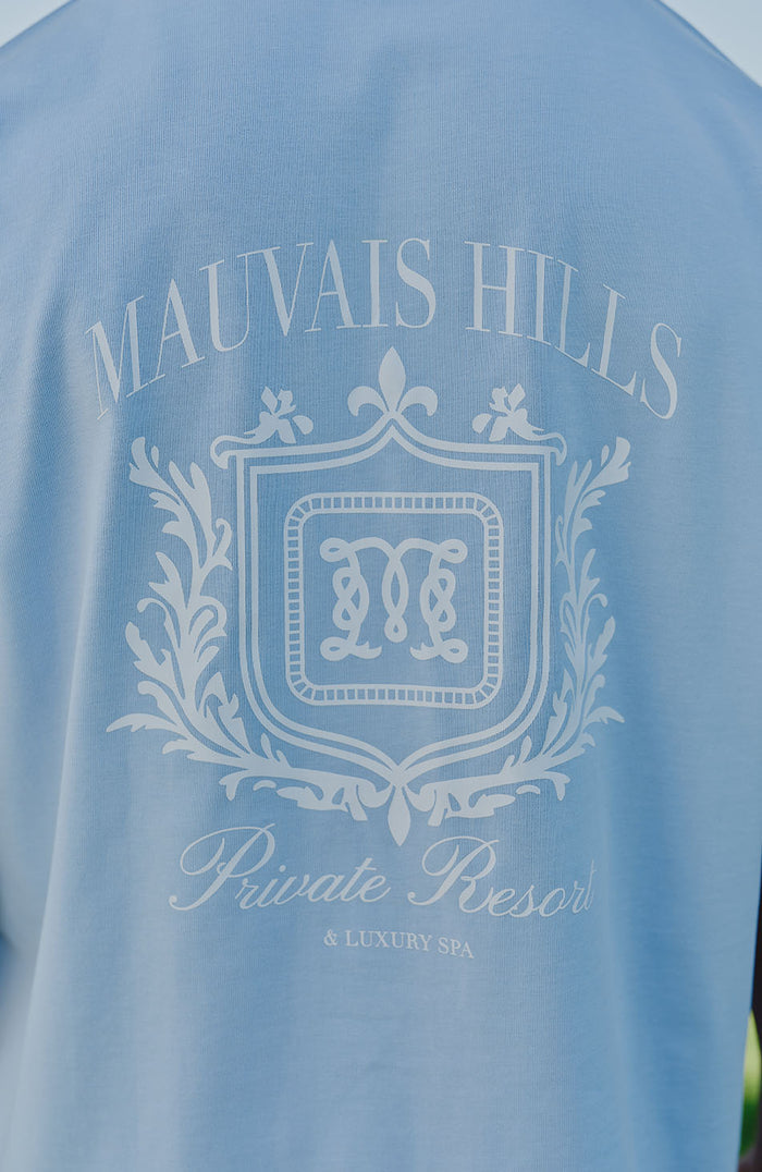 Hills Crest Graphic T-shirt in Blue