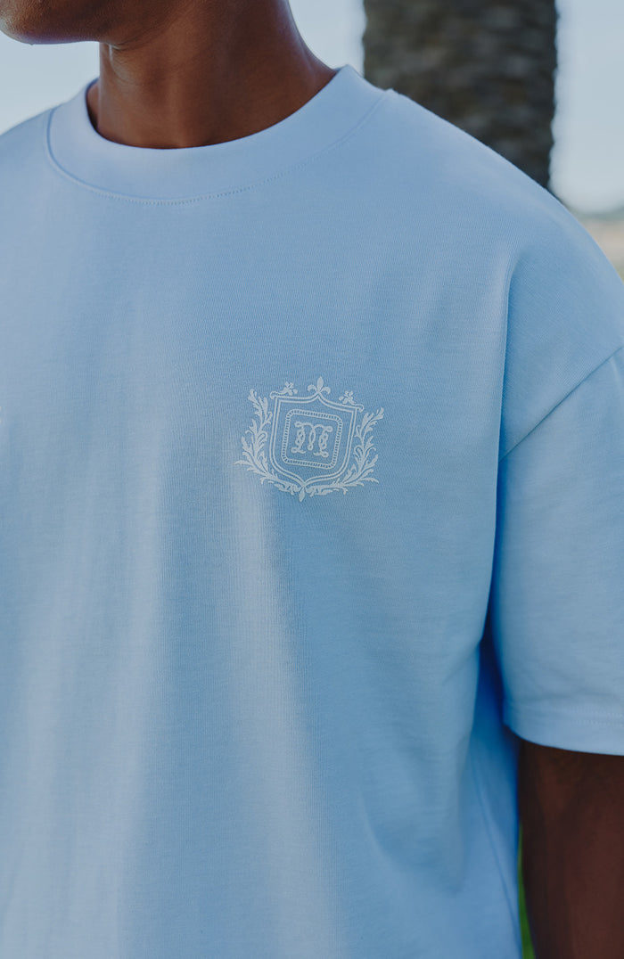 Hills Crest Graphic T-shirt in Blue