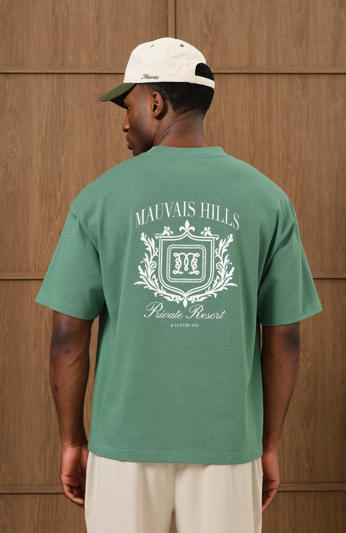 Hills Crest Graphic T-shirt in Green