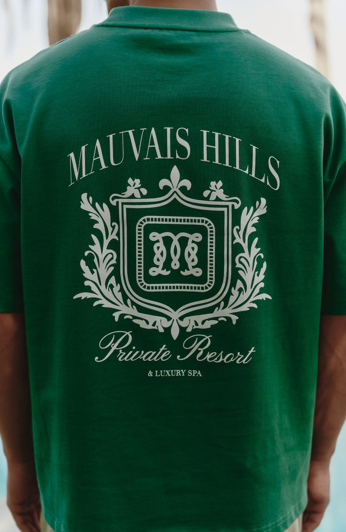 Hills Crest Graphic T-shirt in Green