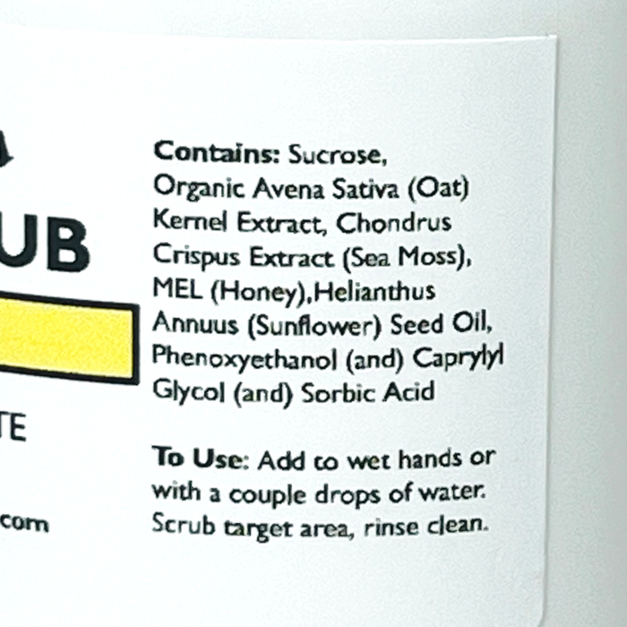 Honey Oat Scrub