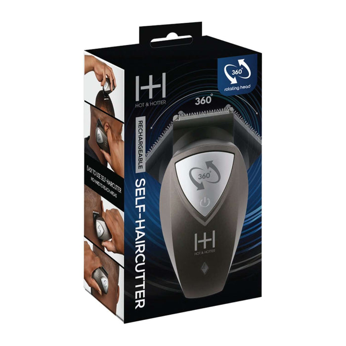 Hot & Hotter 360 Degree Rechargeable Self Cutter, 1 Count, Grey