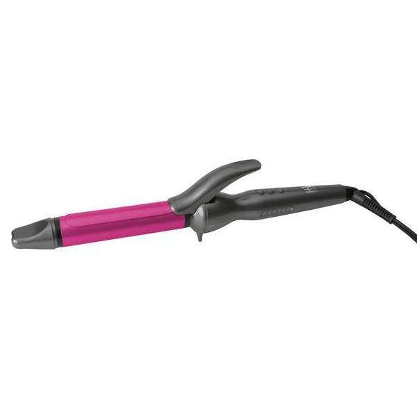 Hot & Hotter Ceramic Curling Iron 1 Inch, 1 Count, Black & Pink