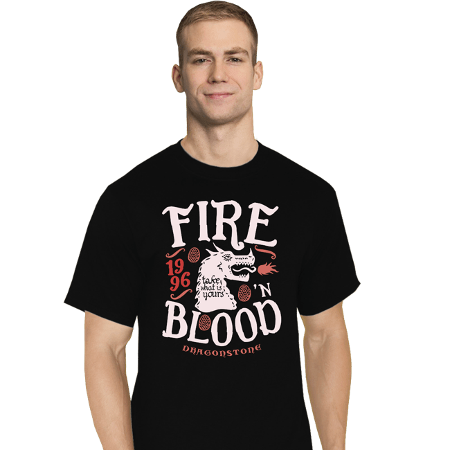 Shirts T-Shirts, Tall / Large / Black House Of Dragons