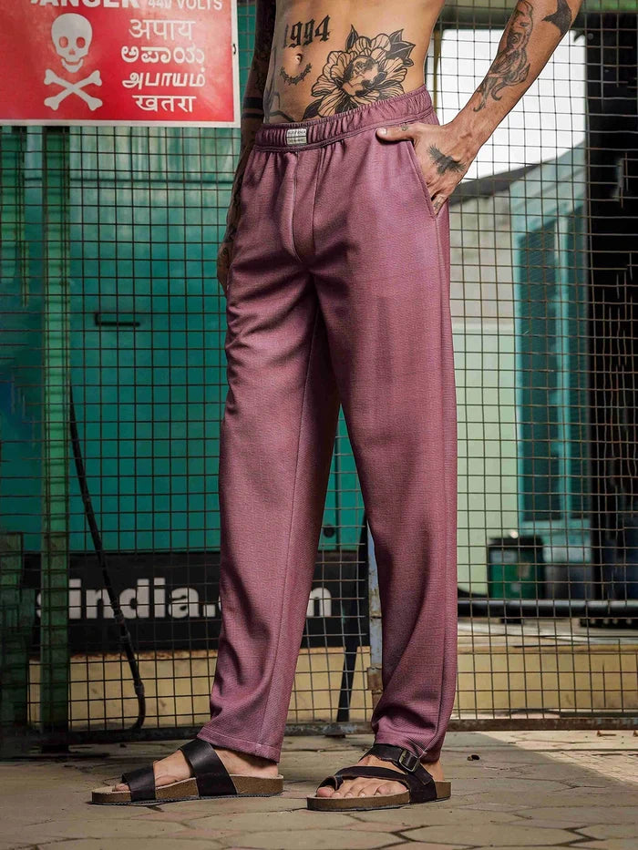 House Of Koala Lavender Textured Pattern All Day Pants