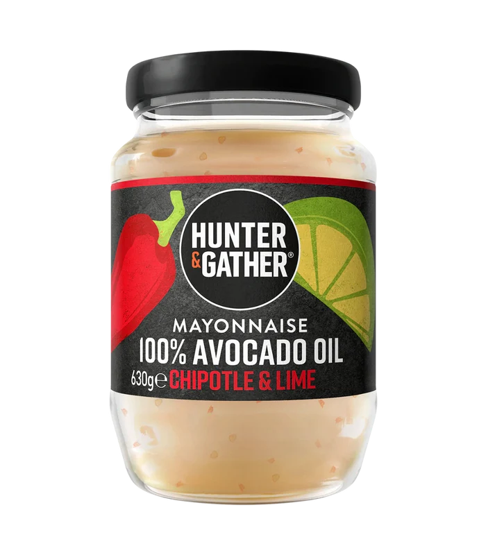 Hunter & Gather Avocado Oil Mayonnaise Chilli & Lime 630g
