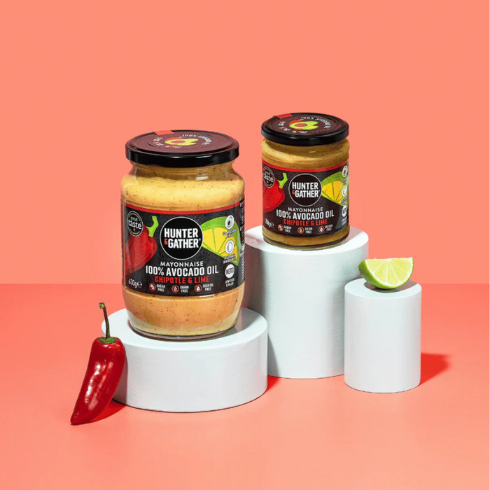 Hunter & Gather Avocado Oil Mayonnaise Chilli & Lime 630g