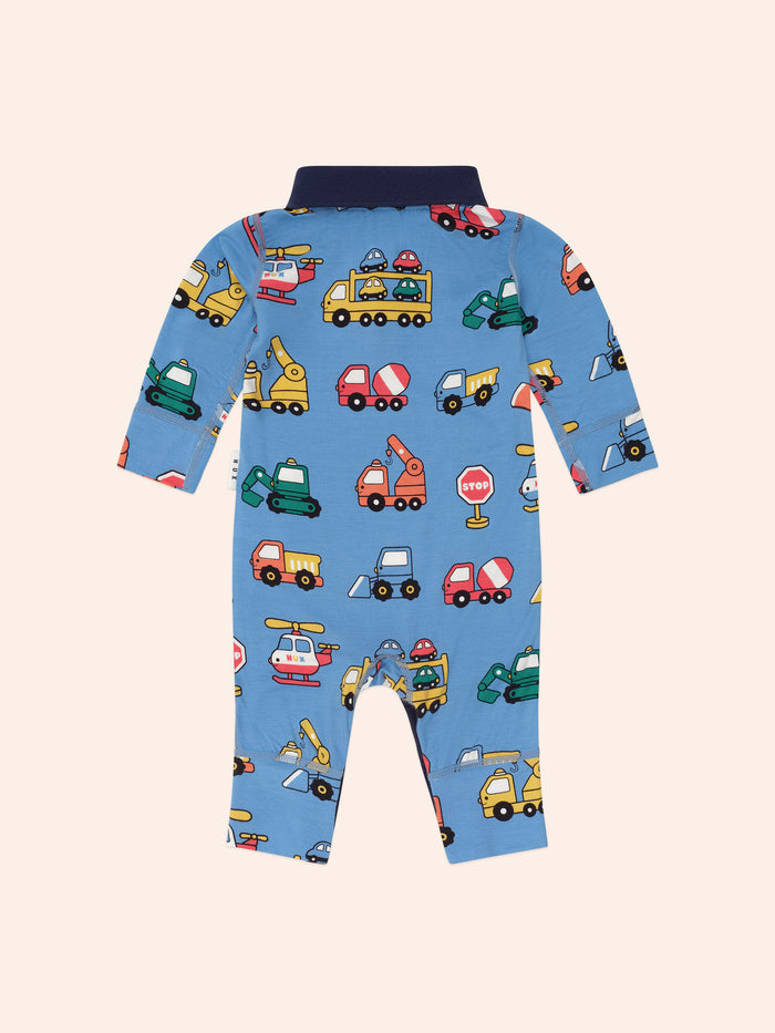 Huxbear Romper - Construction Polo