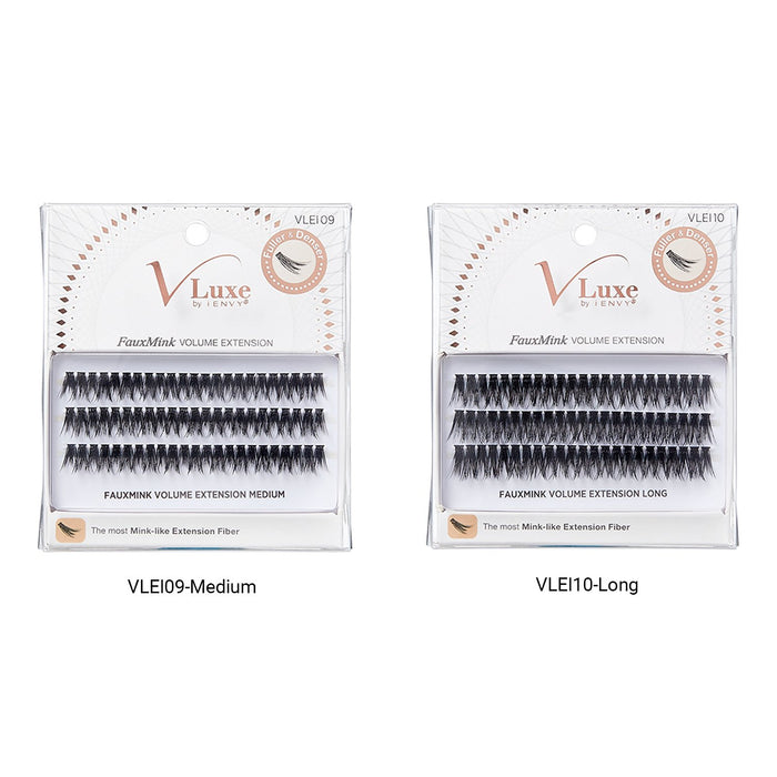 I Envy V - Luxe Faux Mink Cluster Volume Extension Eyelashes - ikatehouse