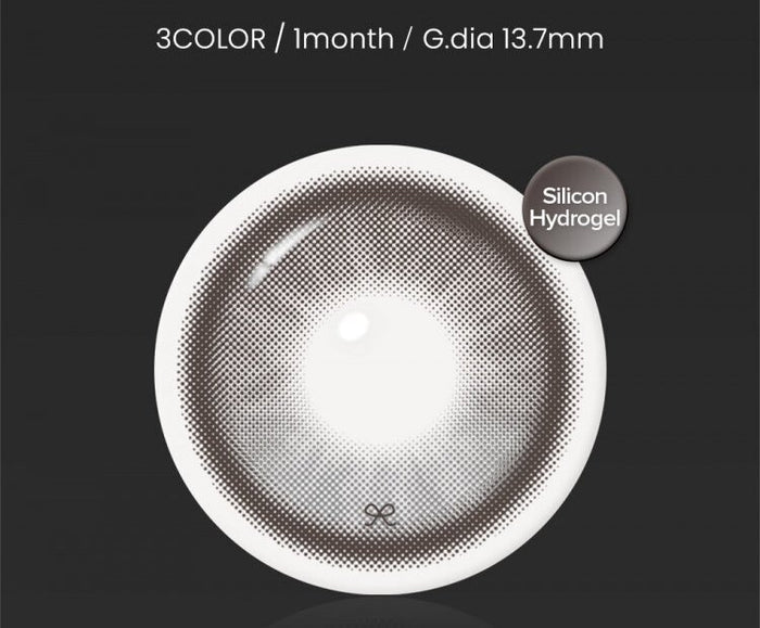 Close up detailed view of a i-Sha Reborn Moon Stone contact lens design
